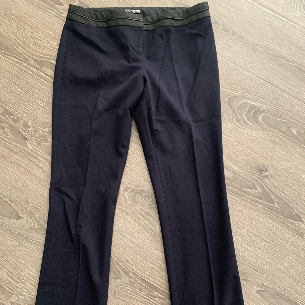 Express Columnist Navy and Gray Pants